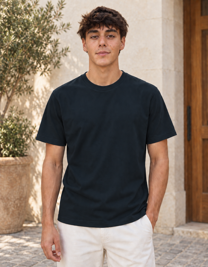 Classic Crew Plain T-Shirt