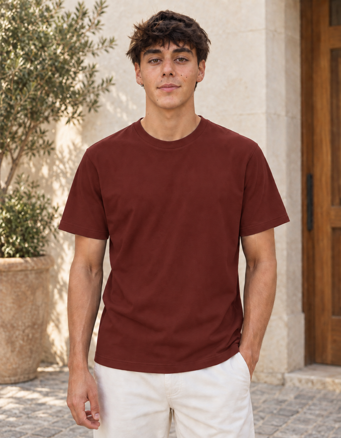 Classic Crew Plain T-Shirt