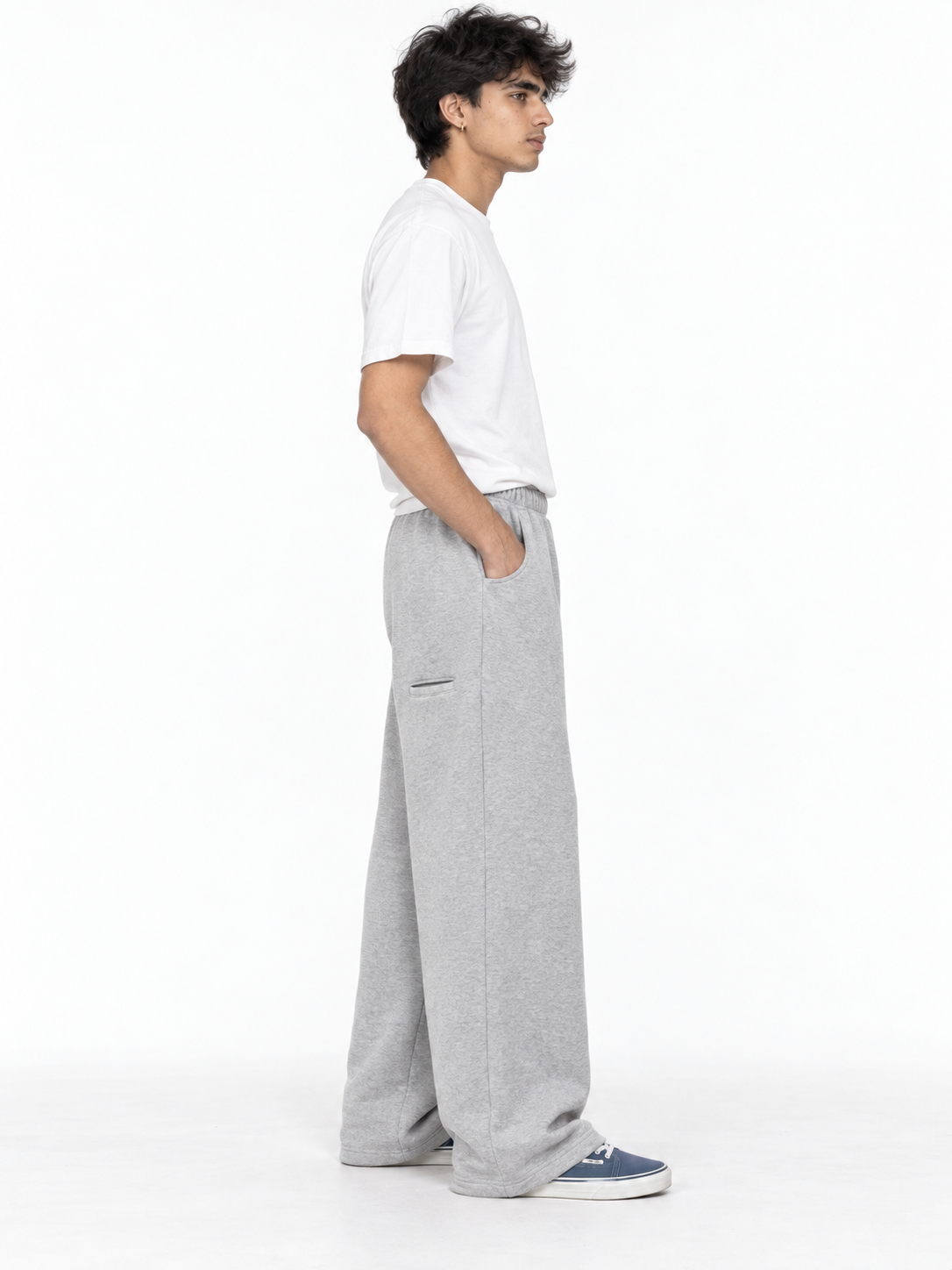 Fanaze Baggy Fit Sweatpants, Grey