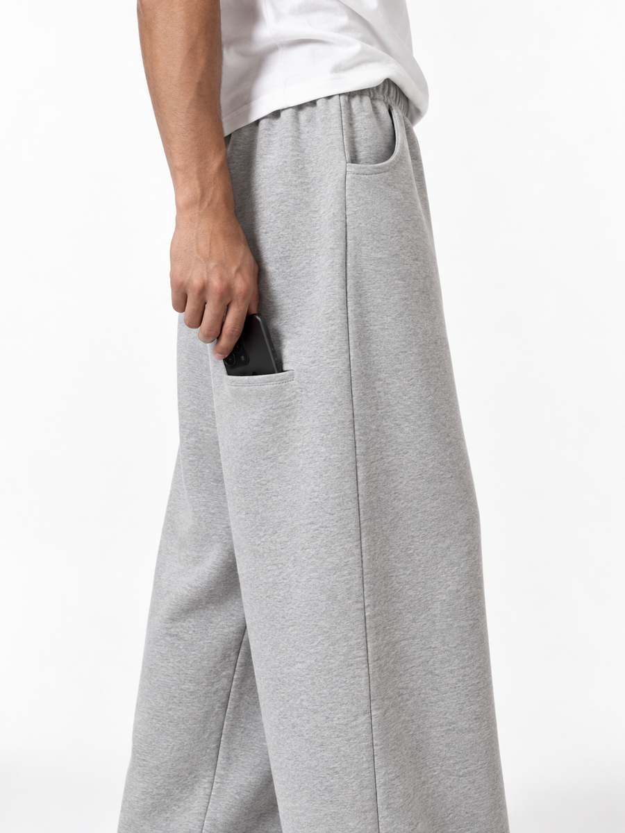 Fanaze Baggy Fit Sweatpants, Grey