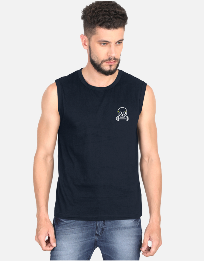 Neon Skull Men’s Sports Vest Top Tank