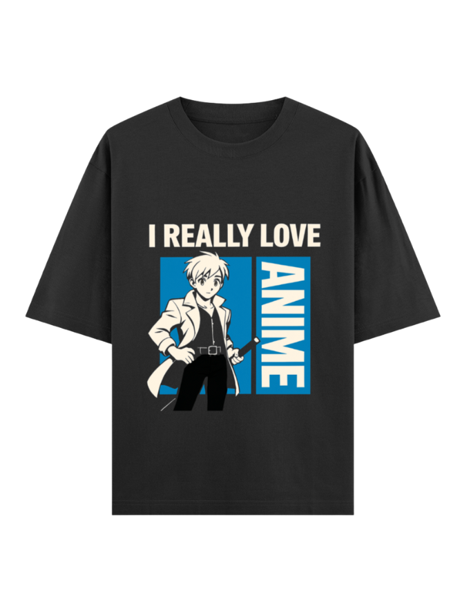 Anime Hero Stance Oversized T-shirt