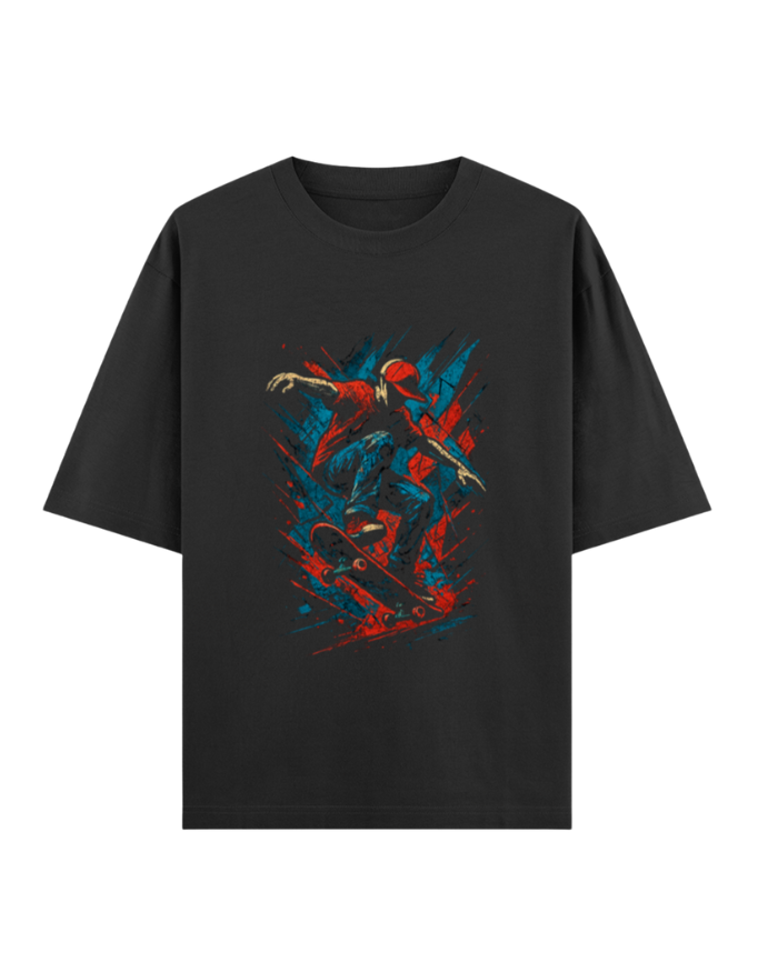 Kickflip Chaos Oversized T-shirt
