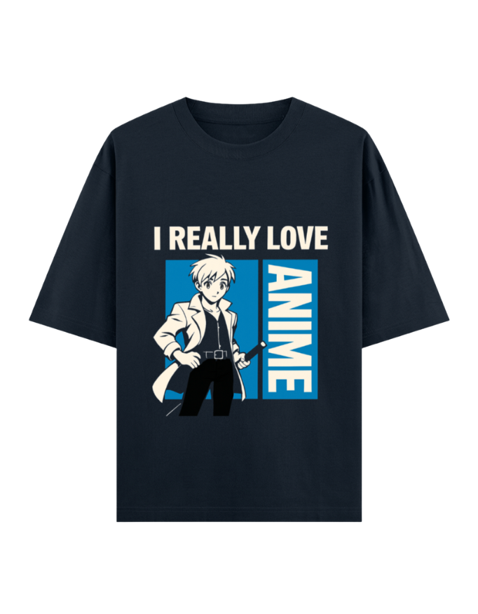 Anime Hero Stance Oversized T-shirt