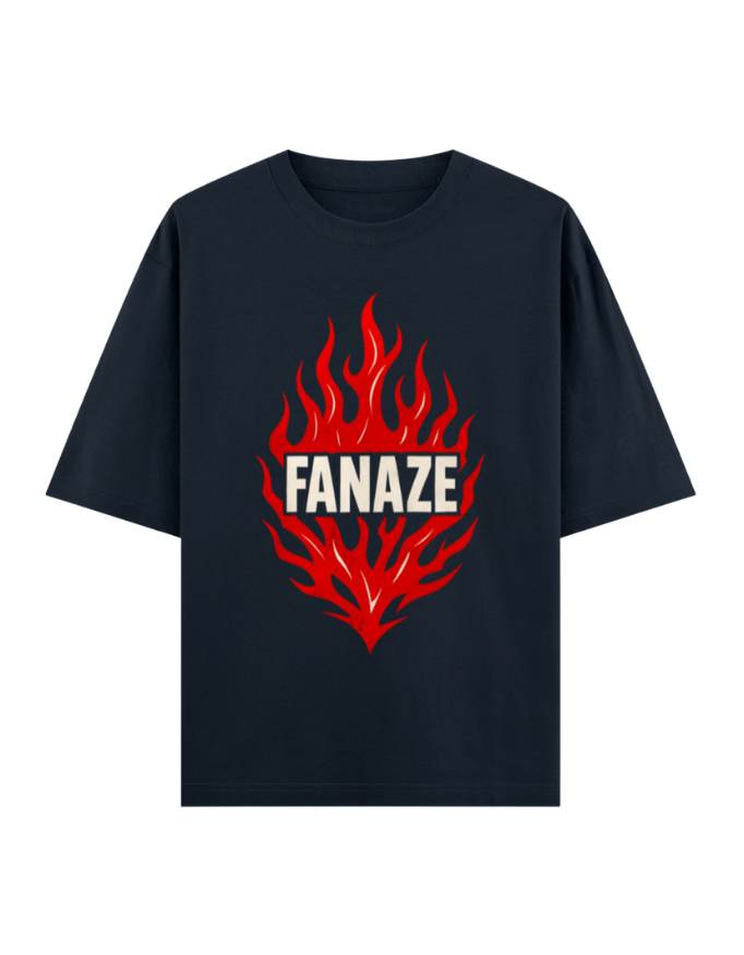 FANAZE Flame Burst Oversized T-shirt