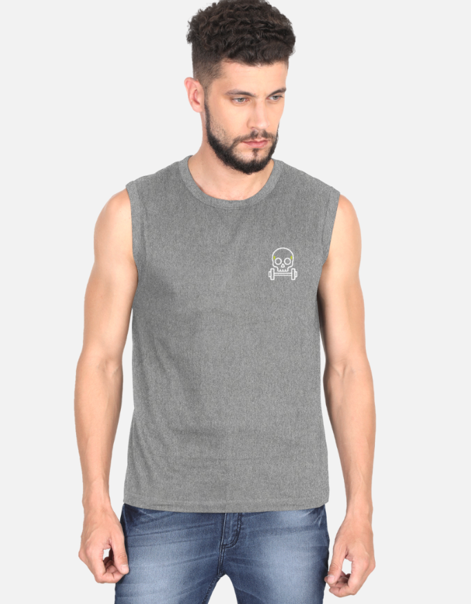 Neon Skull Men’s Sports Vest Top Tank
