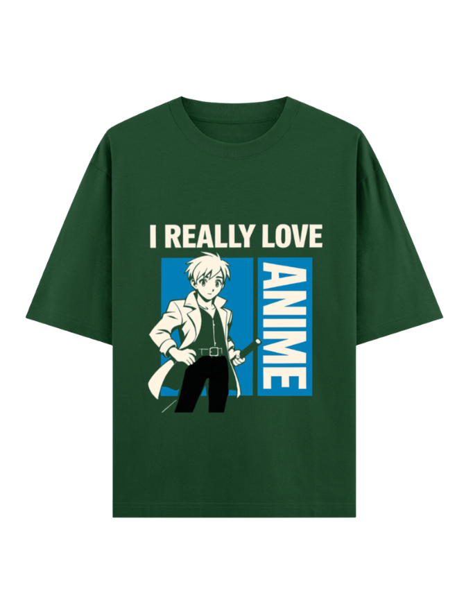Anime Hero Stance Oversized T-shirt