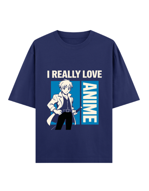 Anime Hero Stance Oversized T-shirt