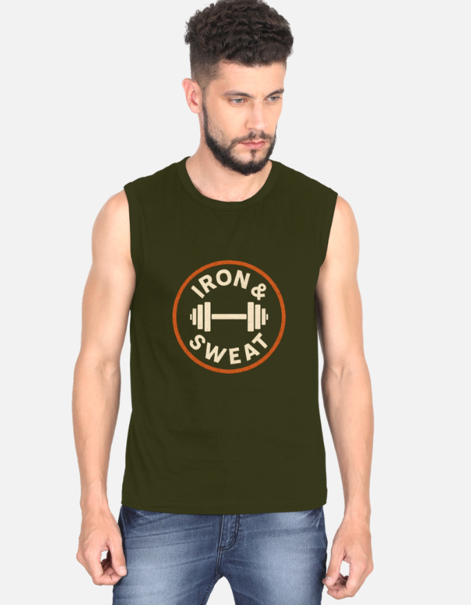 Iron & Sweat Men’s Sports Vest Top Tank