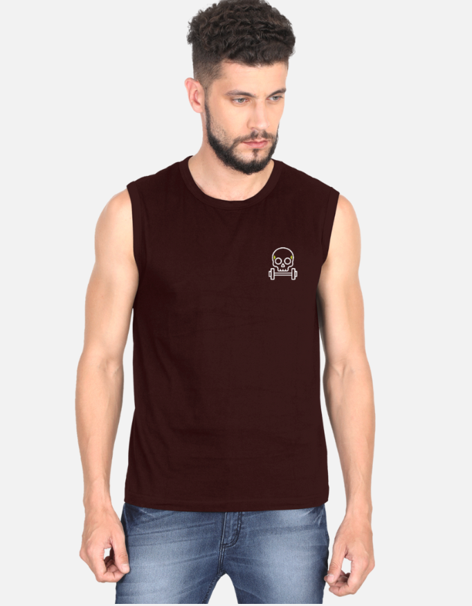 Neon Skull Men’s Sports Vest Top Tank