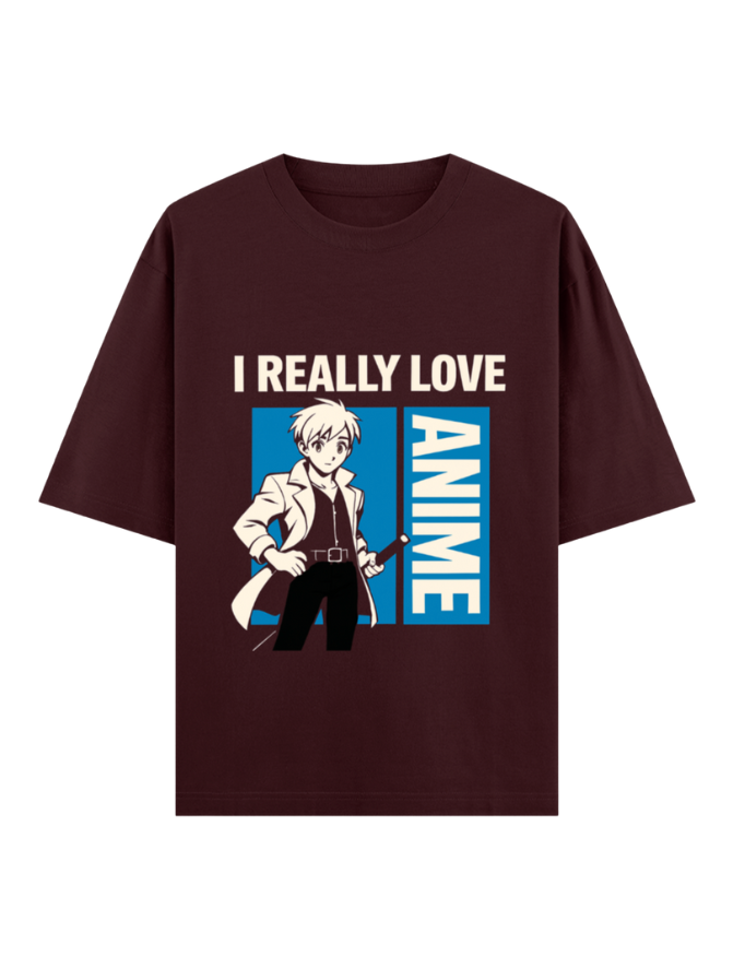 Anime Hero Stance Oversized T-shirt