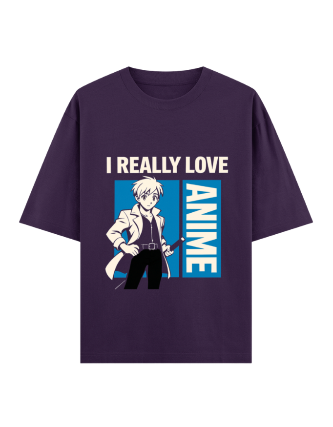 Anime Hero Stance Oversized T-shirt