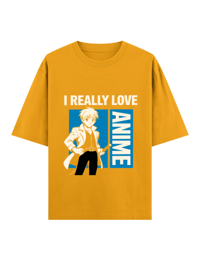 Anime Hero Stance Oversized T-shirt