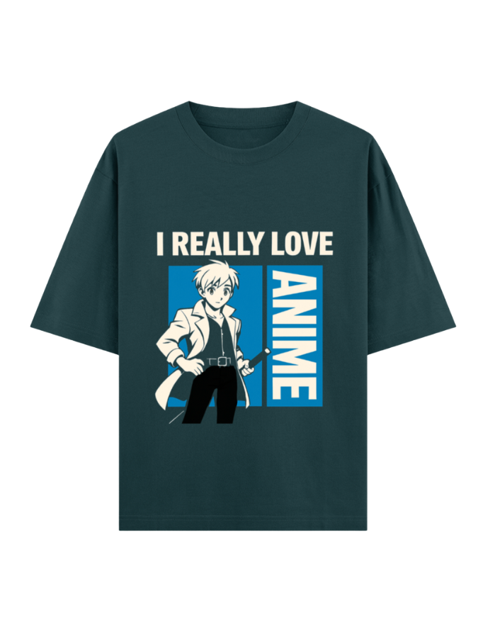 Anime Hero Stance Oversized T-shirt