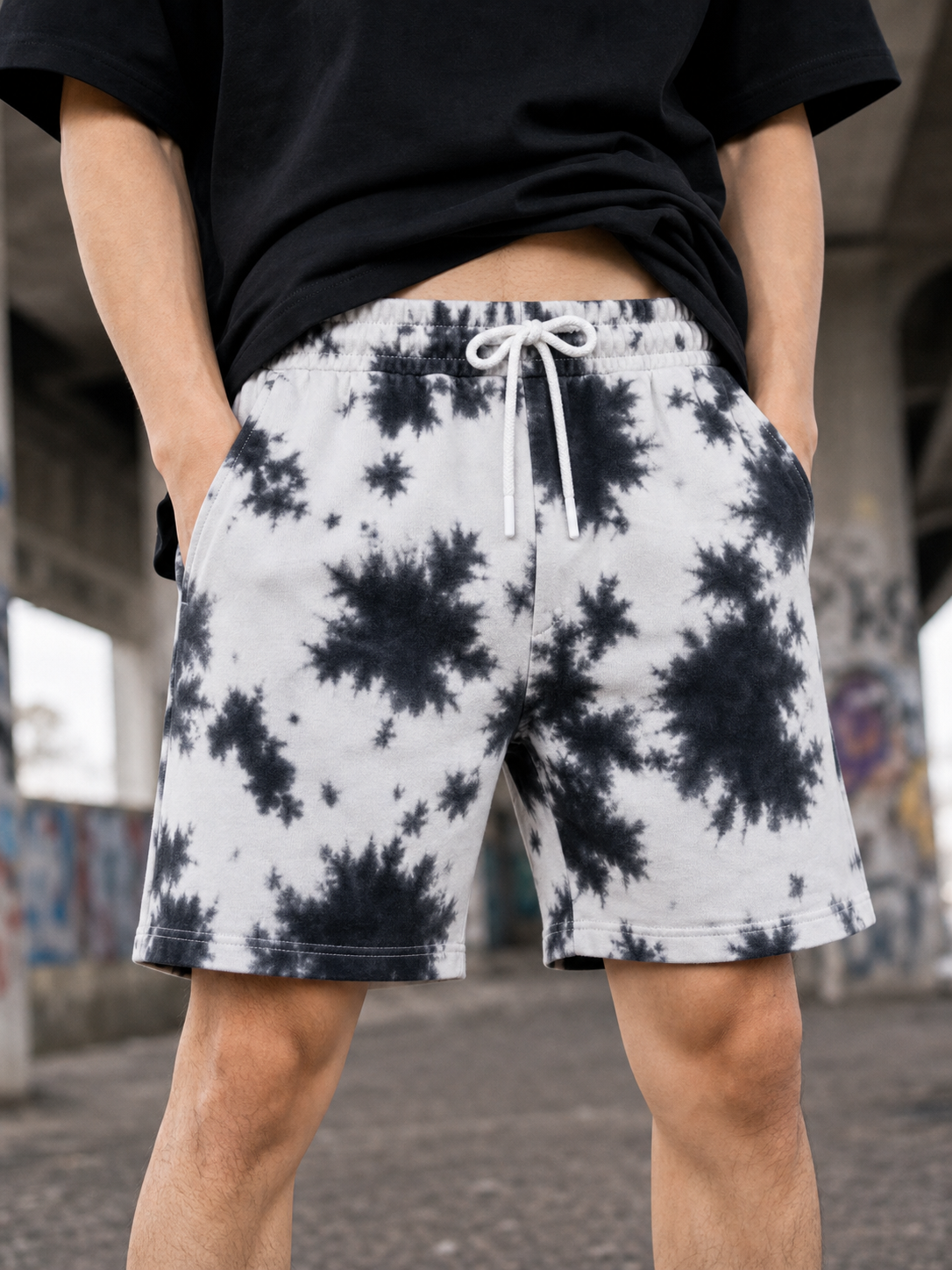 Unisex Tie Dye Shorts
