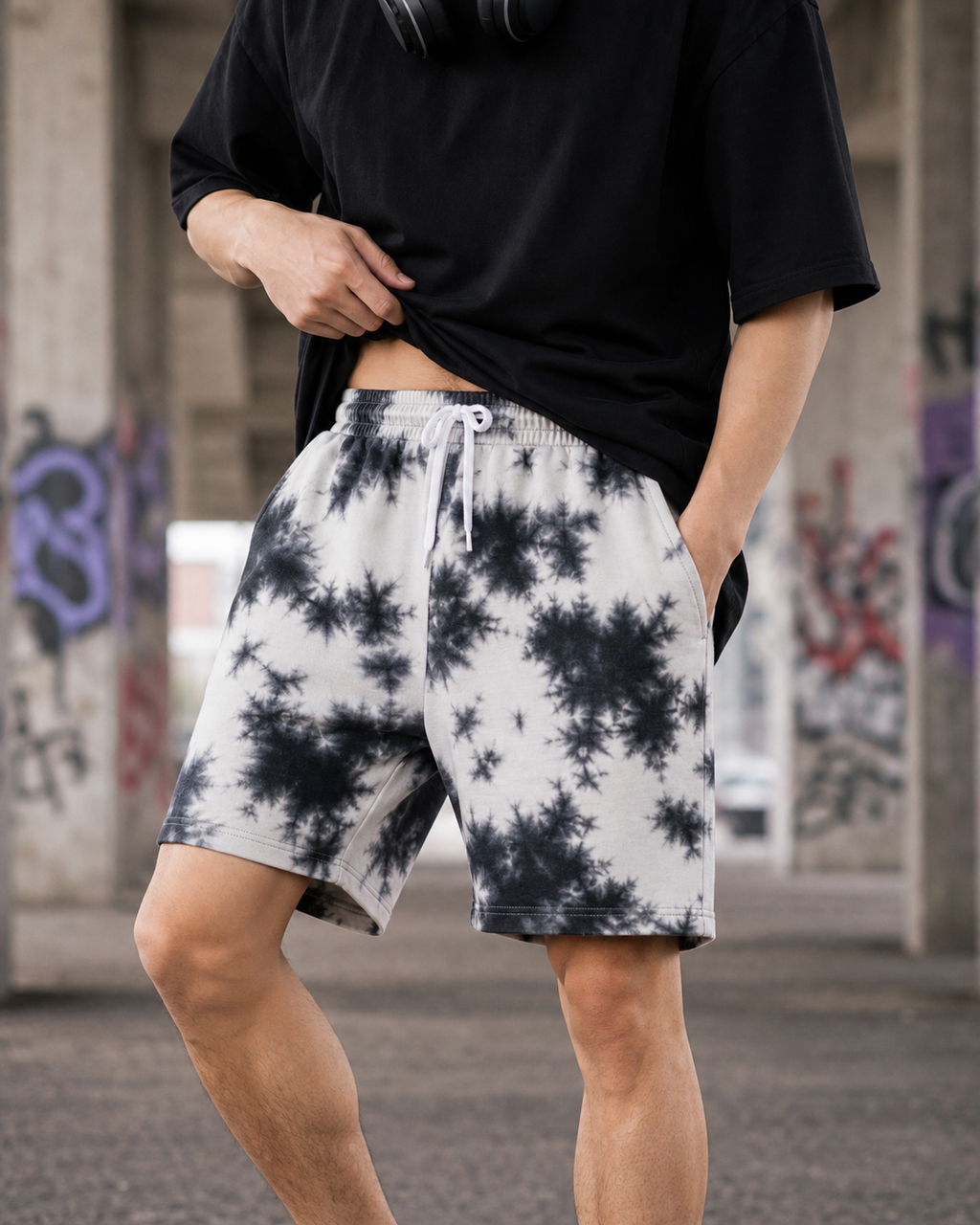 Unisex Tie Dye Shorts