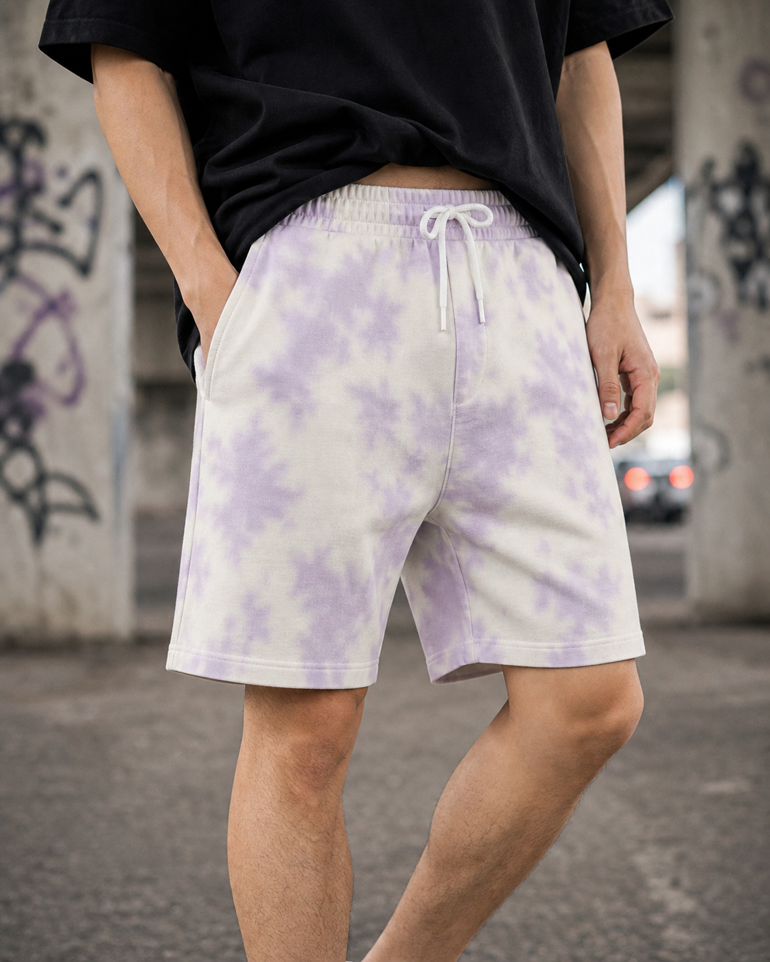 Unisex Tie Dye Shorts