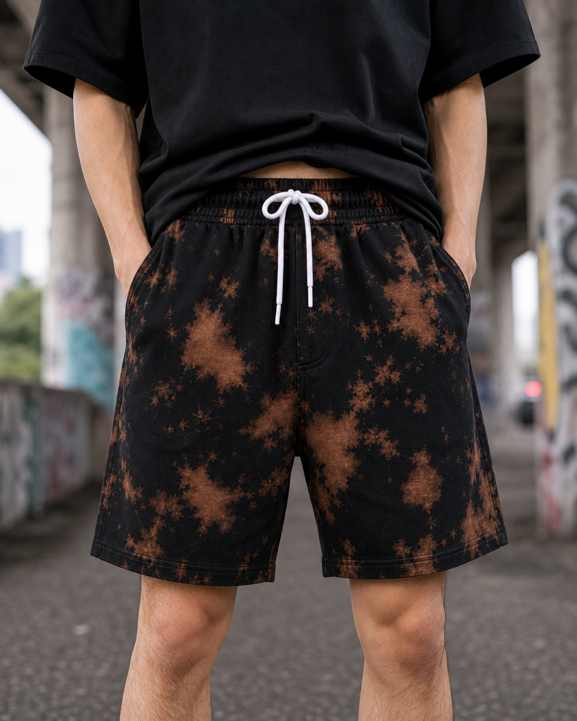 Unisex Tie Dye Shorts