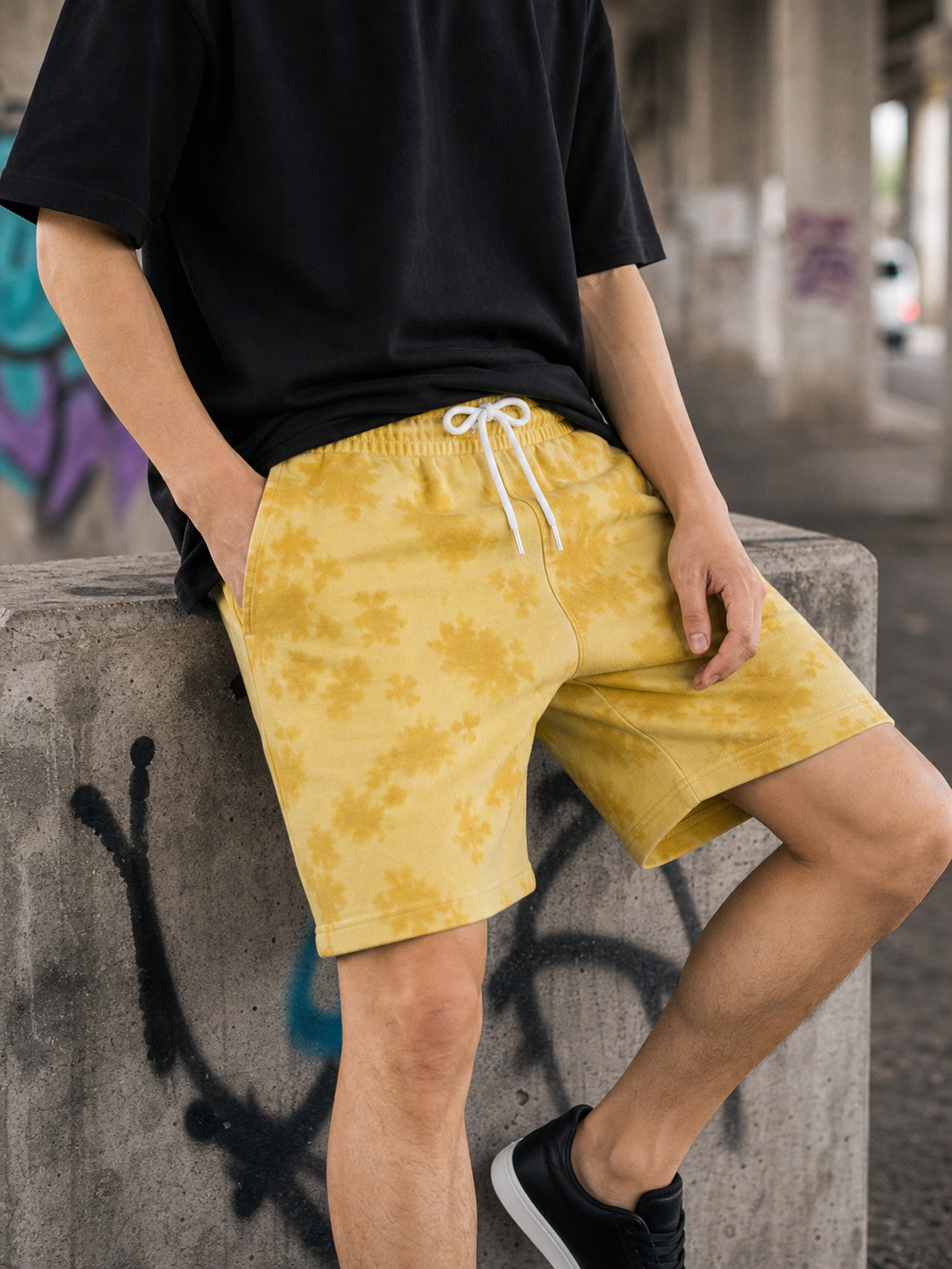 Unisex Tie Dye Shorts