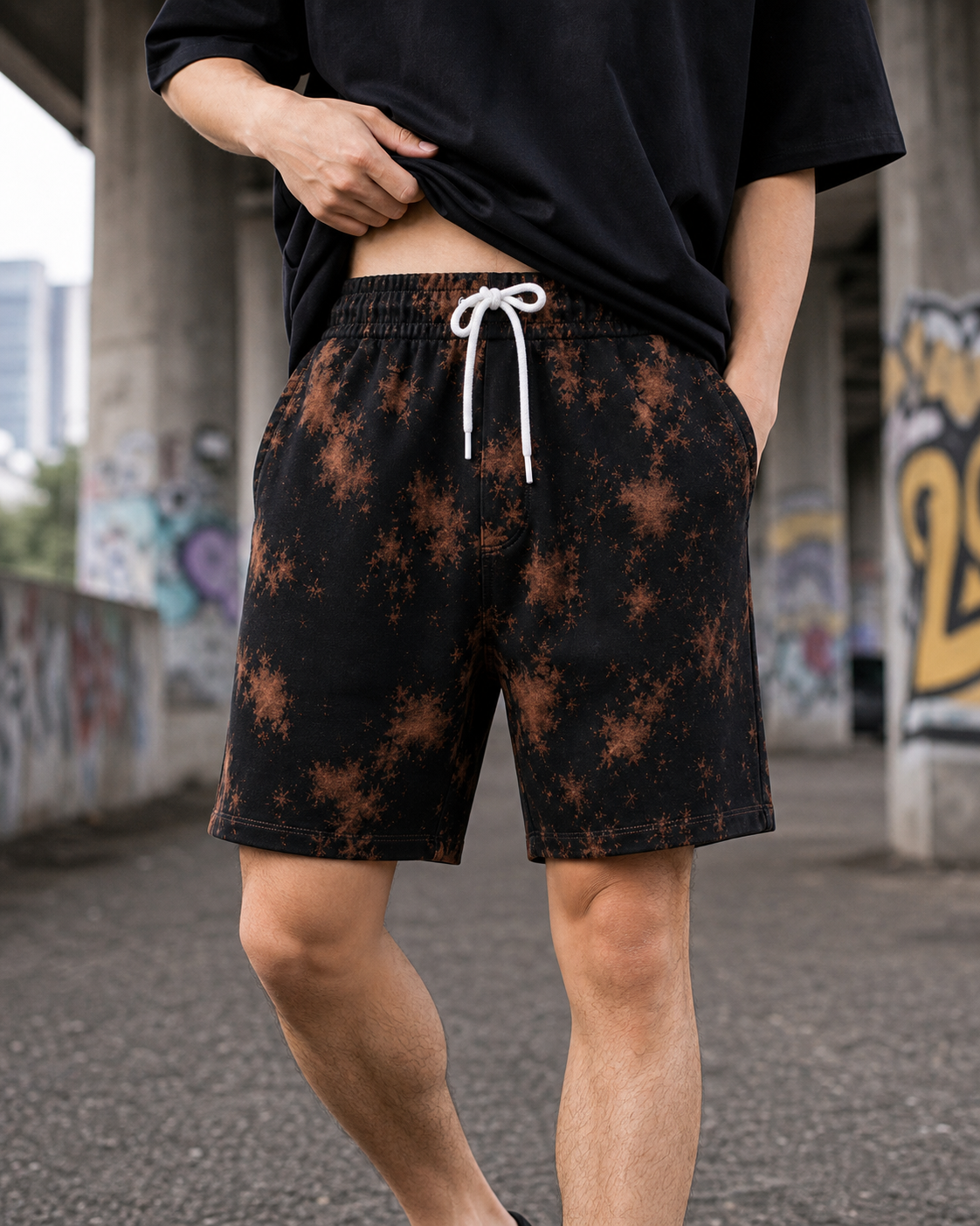 Unisex Tie Dye Shorts