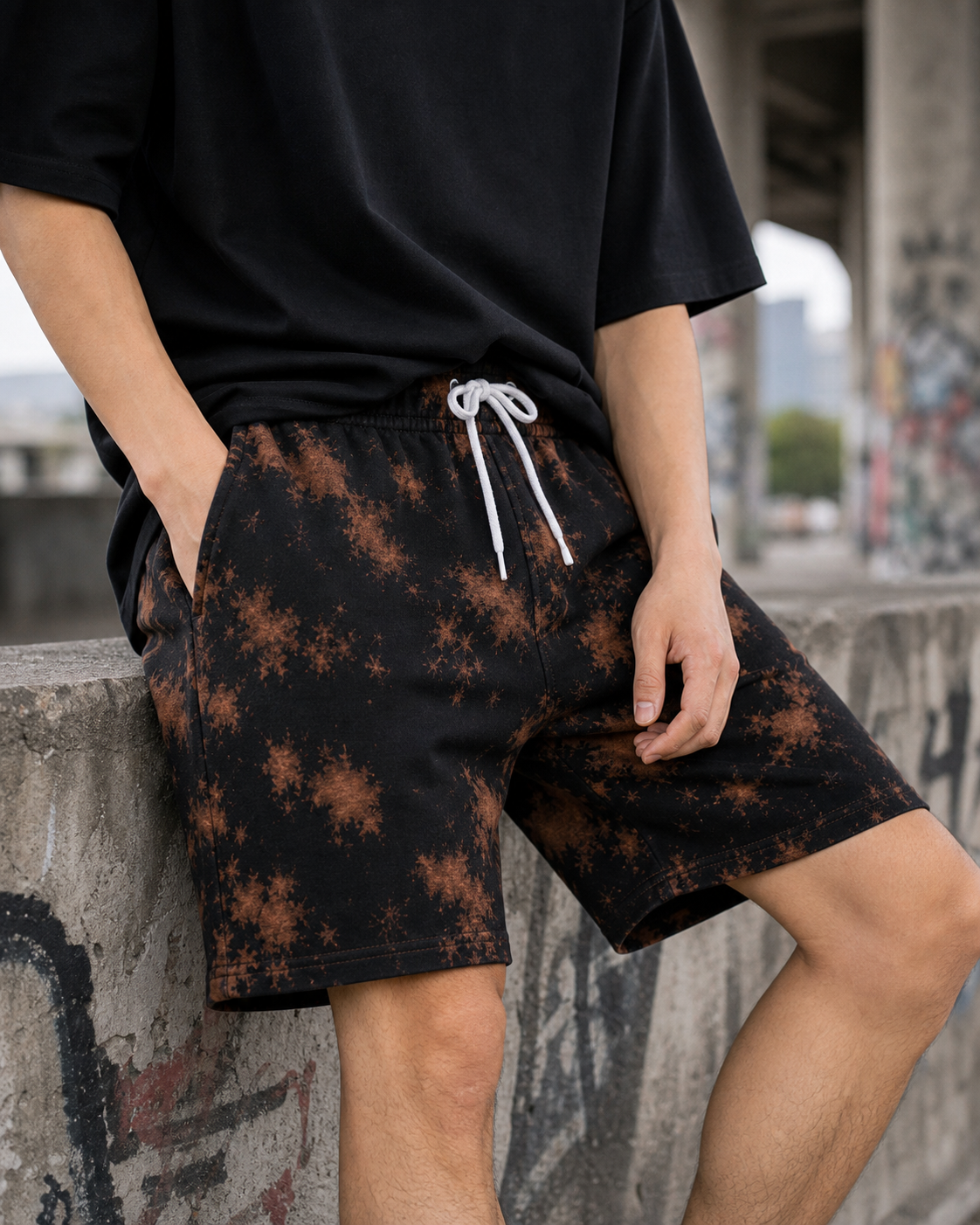 Unisex Tie Dye Shorts