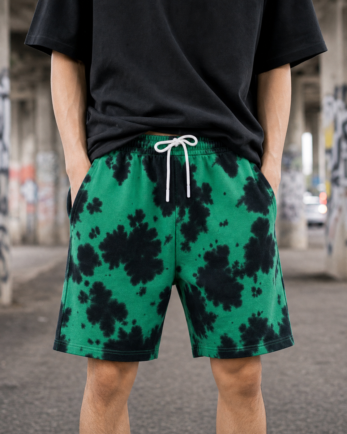 Unisex Tie Dye Shorts