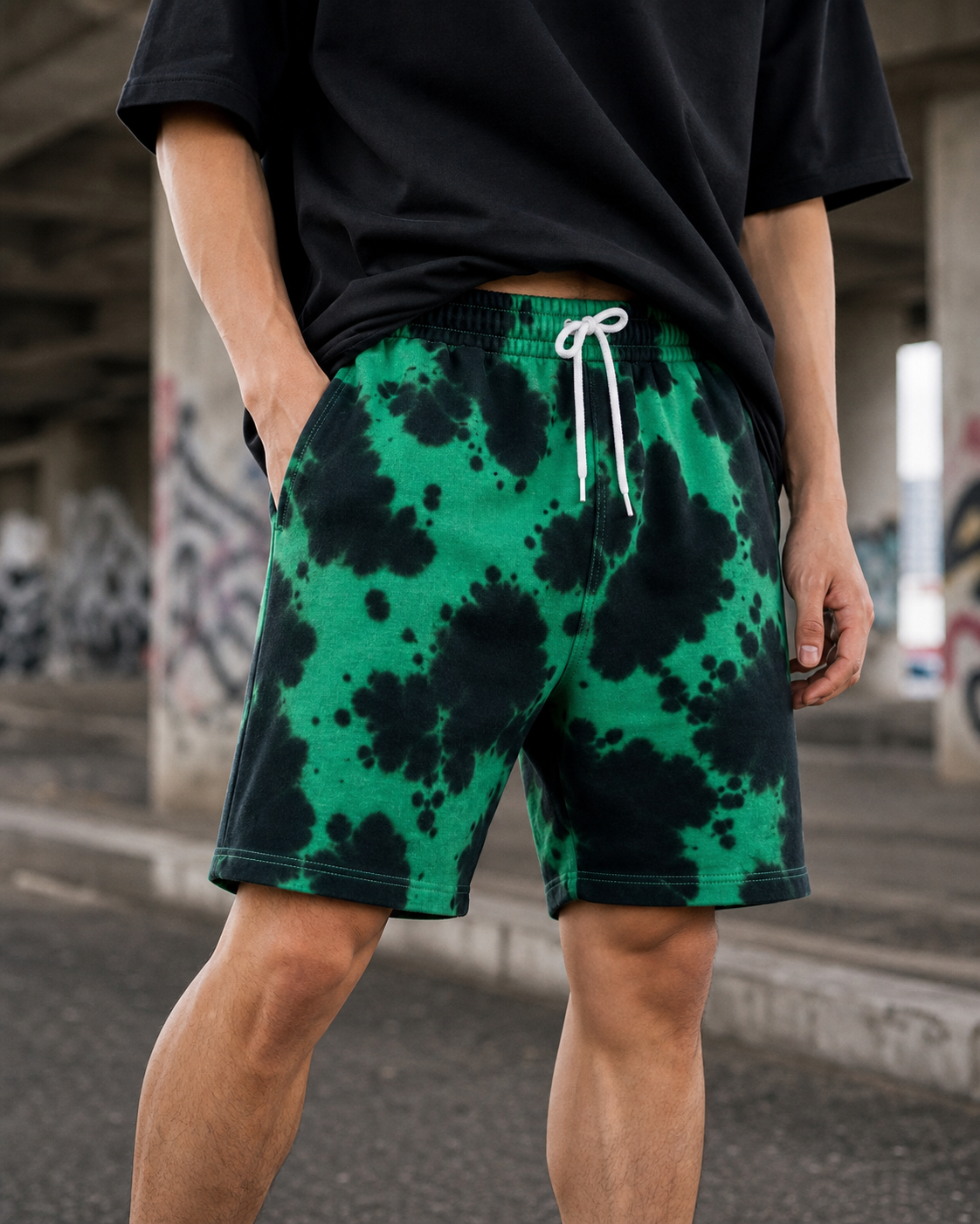 Unisex Tie Dye Shorts