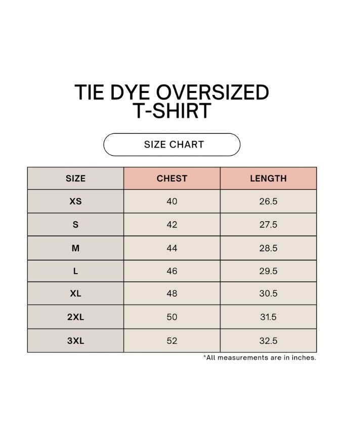 Tie-Dye Oversized T-Shirt