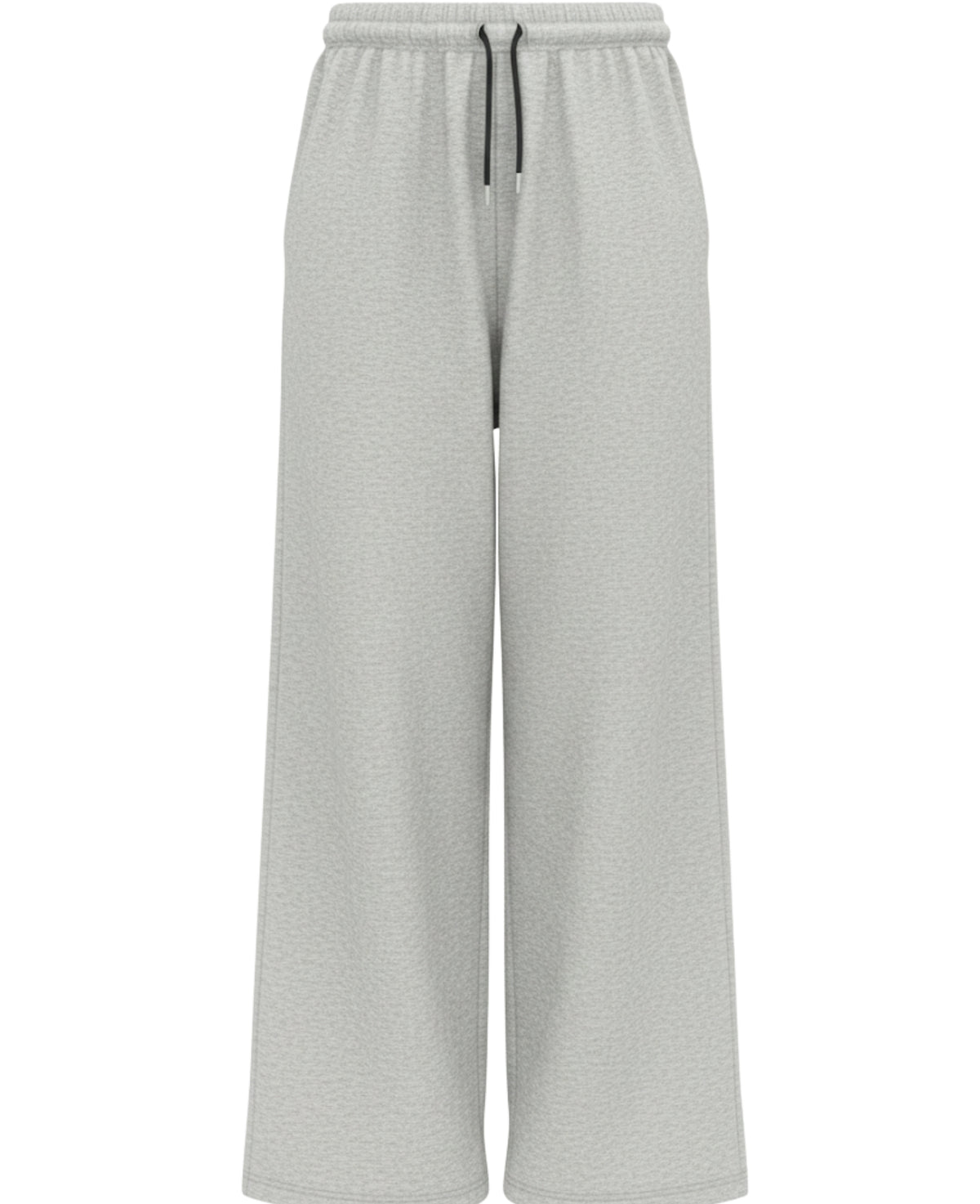 Grey Baggy Fit Sweatpants Front Design