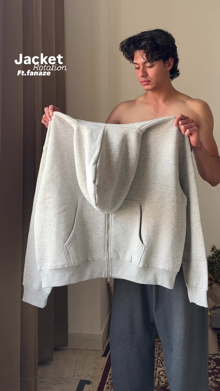 Double Zipper Hoodie in real life